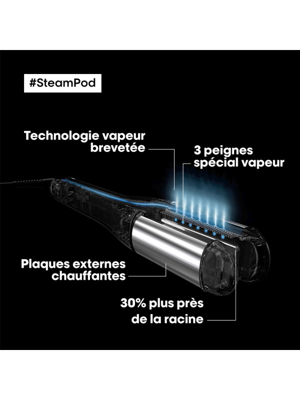 Lisseur Boucleur vapeur Steampod 4.0 L'OREAL PRO