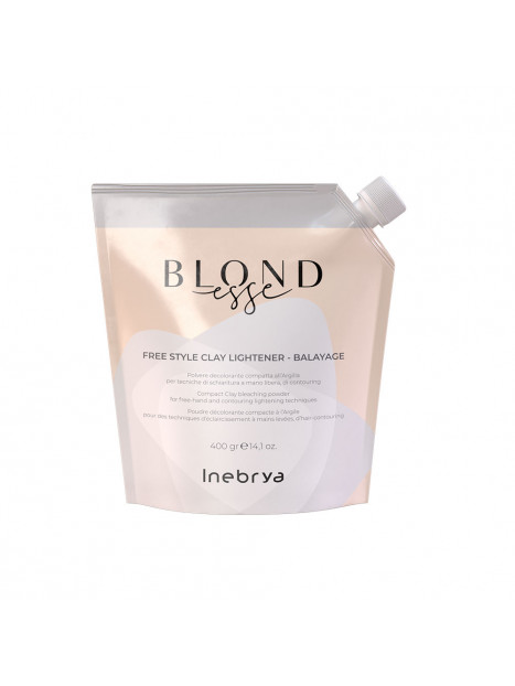 Poudre décolorante Free Style Clay Lightener Blondesse 400gr INEBRYA