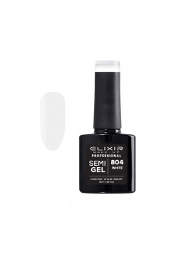 Vernis semi-permanent 804 White 8ml ELIXIR