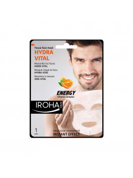 Masque tissu Hydra Vital Homme 23ml IROHA NATURE