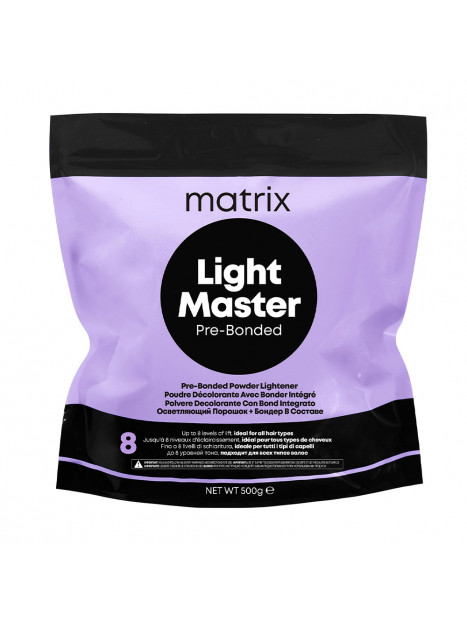 Poudre Décolorante 8 Tons Light Master Pré-Bonded 500g MATRIX