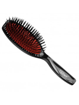 Brosse pneumatique grande noir nylon EUROSTIL