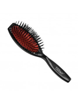 Brosse pneumatique moyenne noir nylon EUROSTIL